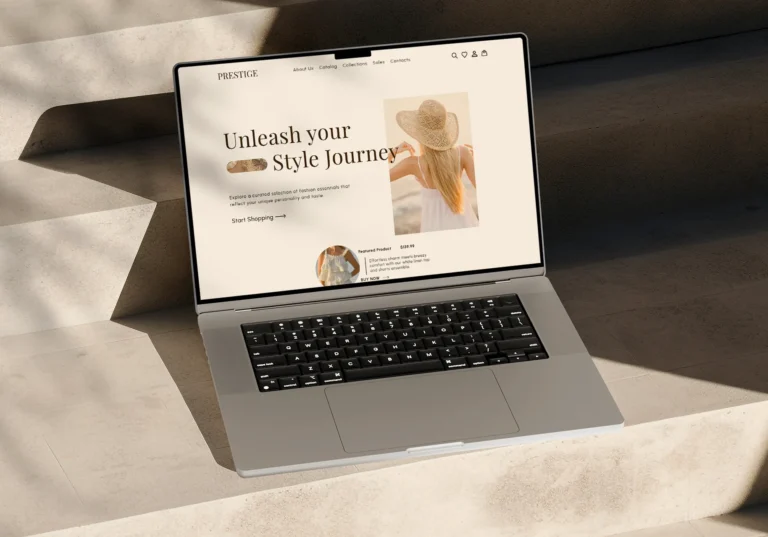 fashion website desktop mockup 01