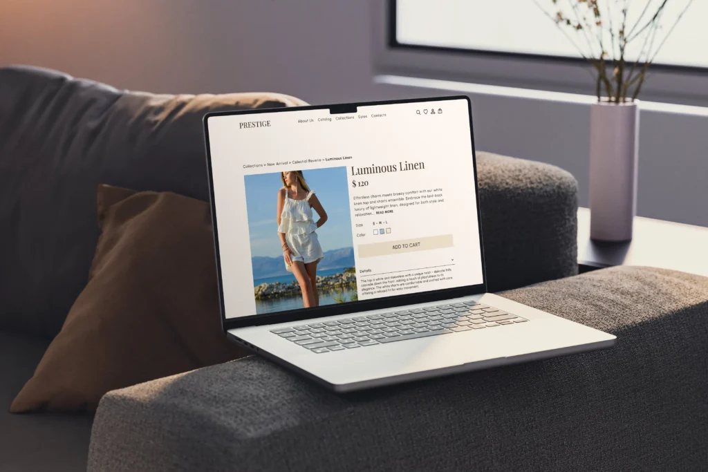 fashion website desktop mockup 06