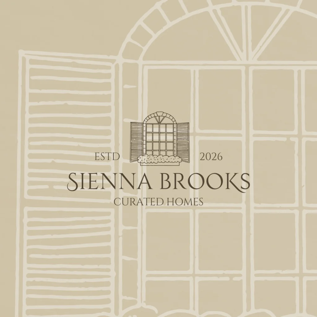 logo on flat backgroun with illustration detail